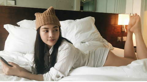 美女演员徐冬冬的生活照没爆啦